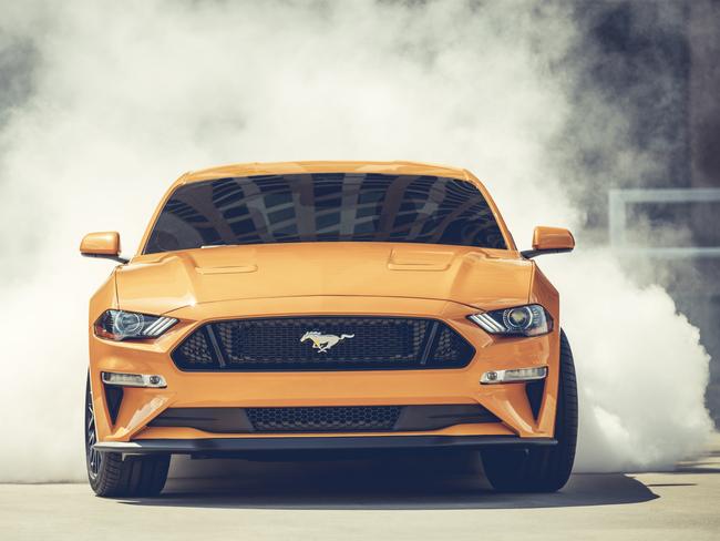 The 2018 Ford Mustang (overseas model shown). Picture: Supplied.