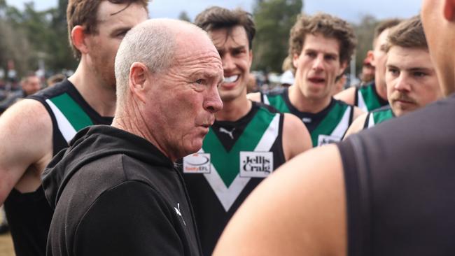 Donvale coach Kevin Collins. Picture: Davis Harrigan