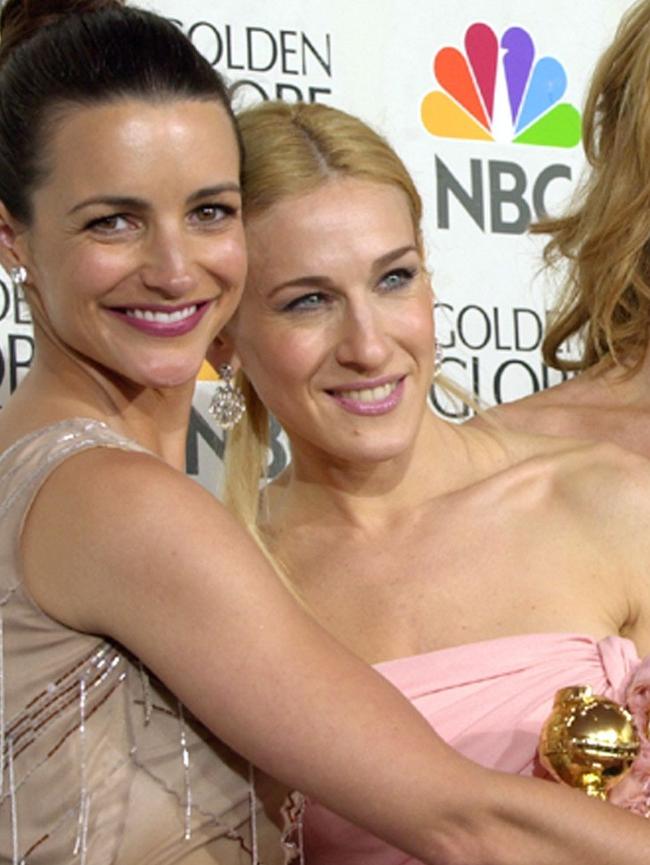 Kristin Davis and Sarah Jessica Parker are good friends.  Picture:  Supplied