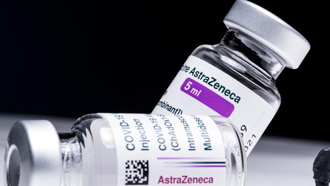 Vials of the AstraZeneca COVID-19 vaccine. Picture: Joel Saget/AFP