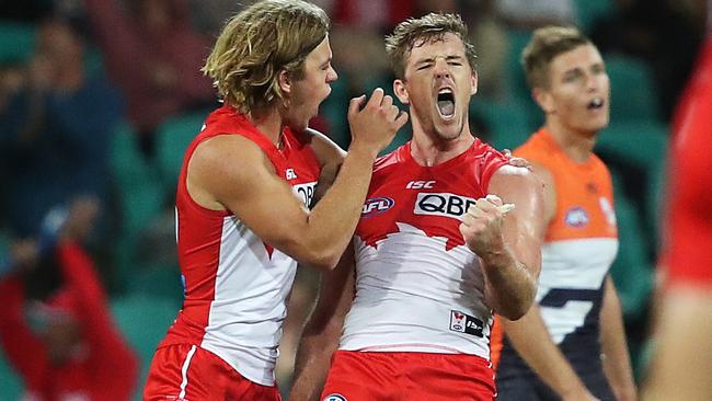 Luke Parker was Sydney’s best player. Picture. Phil Hillyard