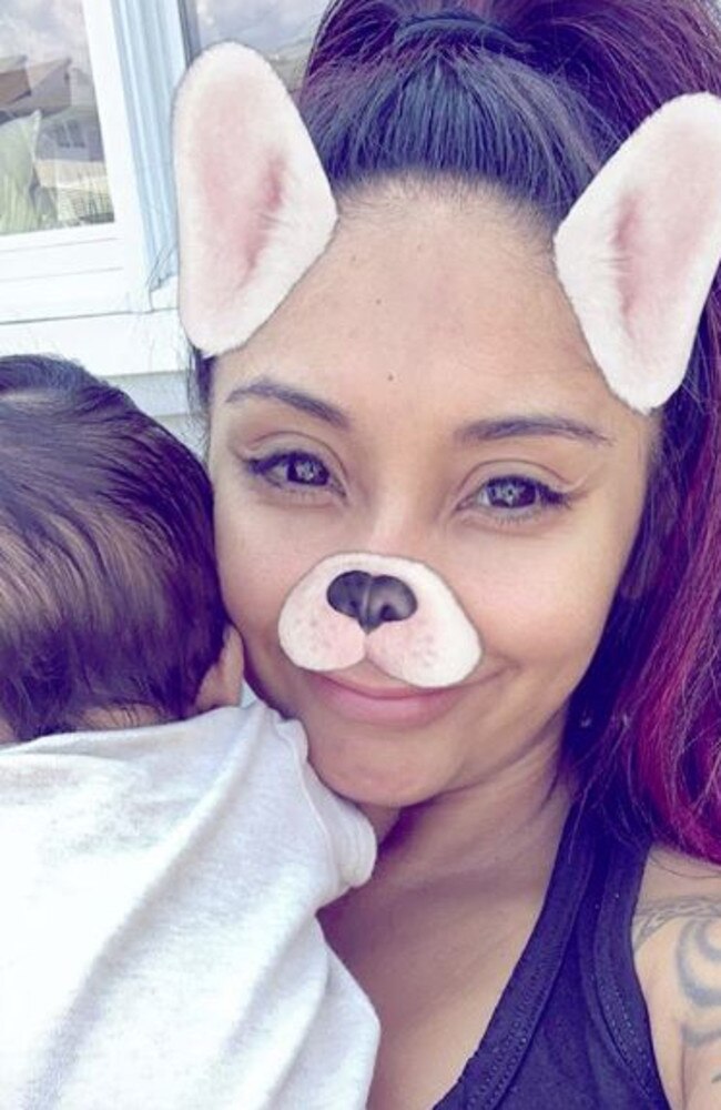 Snooki hit back at an Instagram troll who criticised her for drinking while nursing her new baby. Picture: Instagram