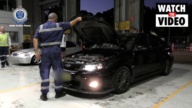 Police crackdown on hoons in Botany