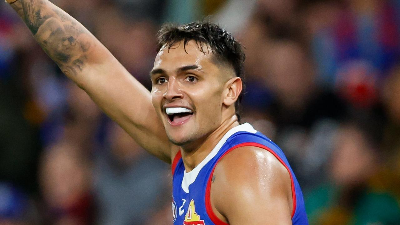 Western Bulldogs star forward Jamarra Ugle-Hagan has signed a new contract until the end of 2026. Picture: Dylan Burns / Getty Images