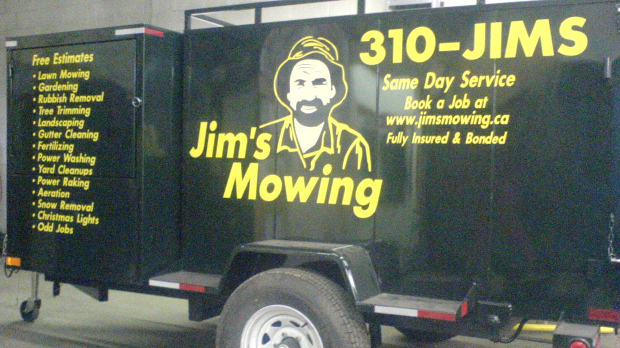 Jim’s Mowing is one of the most well known franchises in Australia. Picture: Supplied