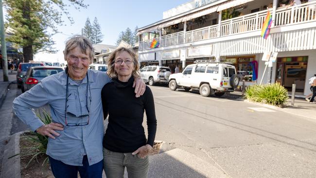 Long-time locals Rusty Miller and Tricia Shantz says the town is ‘always changing’. Picture: Danielle Smith