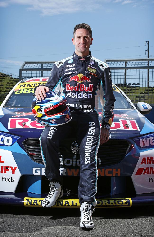 Jamie Whincup in Pit Lane at Mt Panorama. Picture: Tim Hunter