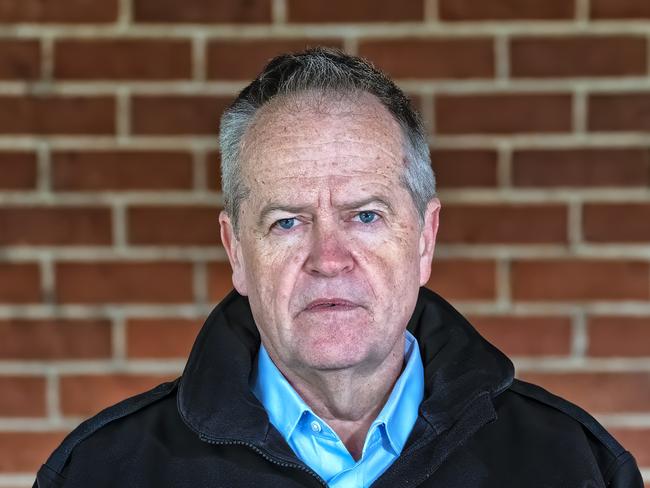 MELBOURNE AUSTRALIA - NewsWire Photos SEPTEMBER 14, 2024: Minister for Government Services and the National Disability Insurance Scheme Bill Shorten gives a press conference i n Melbourne.Picture: NewsWire / Luis Enrique Ascui