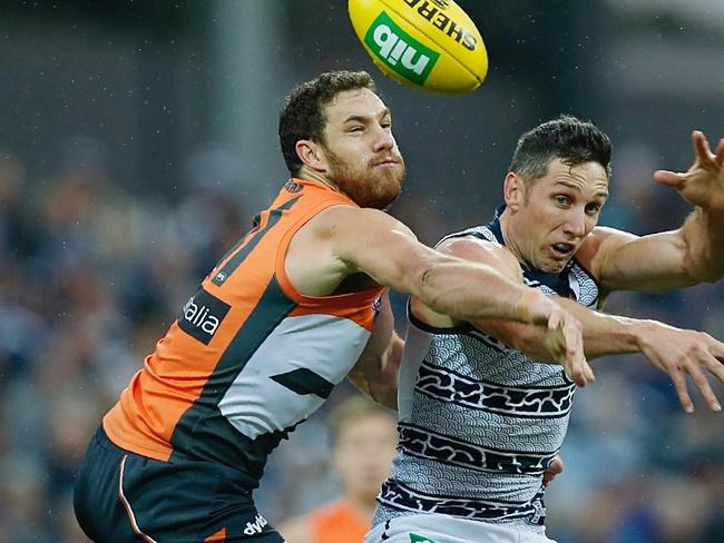 The Giants signed ruckman Shane Mumford after missing out on Lance Franklin. Picture: Michael Klein