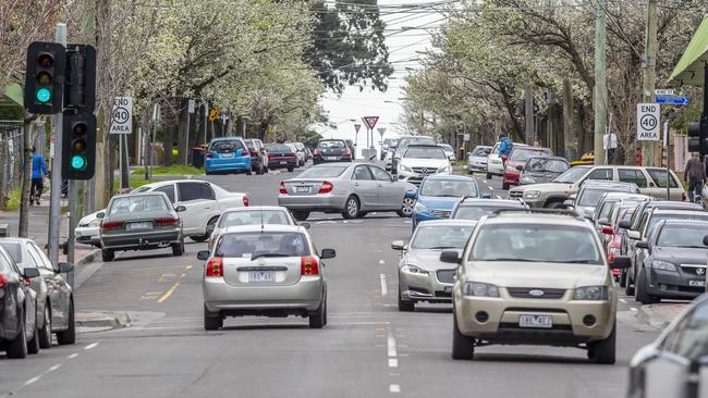 Traffic data shows a lift in activity for parts of Melbourne. Picture: Tim Carrafa