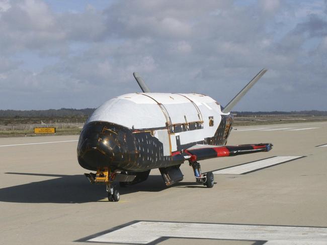 This June 2009 photo shows the mysterious X-37B Orbital Test Vehicle that the US army and NASA have used to conduct secret space missions.