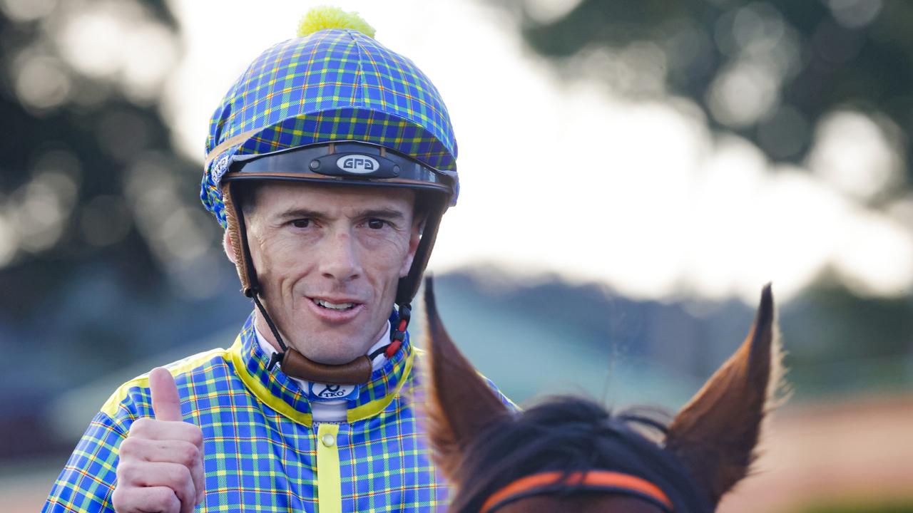 Jay Ford rides Powerbeel for Robert and Luke Price on Thursday. Picture: Getty Images