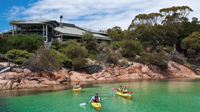 The Bay Restaurant at Freycinet Lodge. Picture: ADAM GIBSON