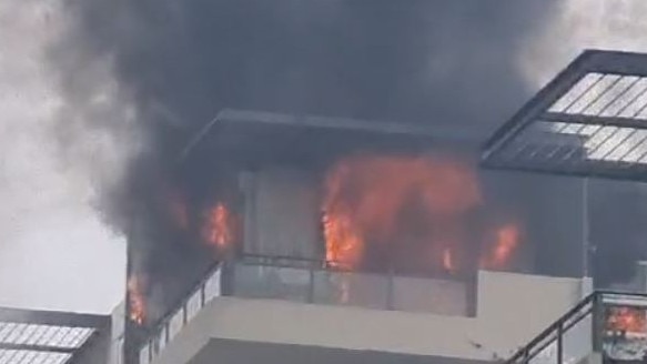 A resident has died after he was severely burnt in a unit fire in Sydney’s northwest. Photo: TNV