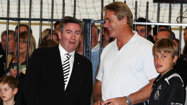 Eddie McGuire with Peter Moore in 2004.