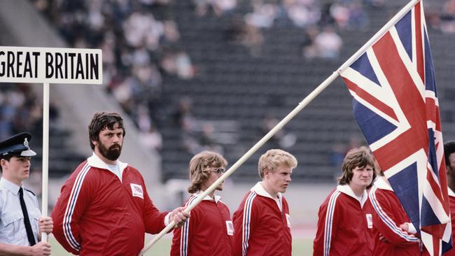 Geoff Capes representing Great Britain. Photo by Steve Powell/Getty Images