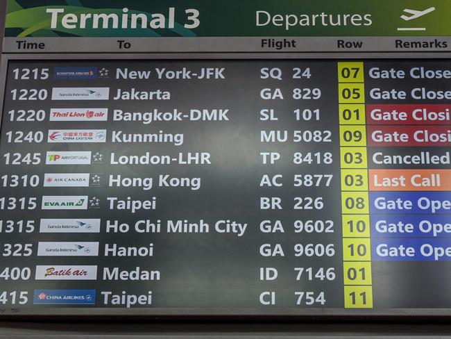 Travellers headed to and from London have had their travel plans thrown into disarray. Picture: AFP