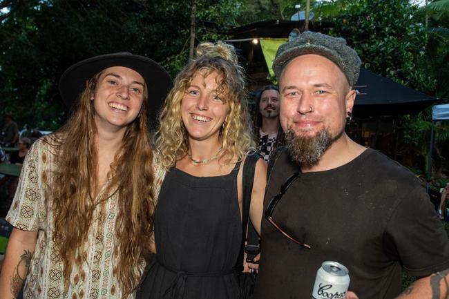 Tullara Connors from Cairns, Rose Callaghan from Central Coast NSW and Jesse Morris from Byron Bay NSW
