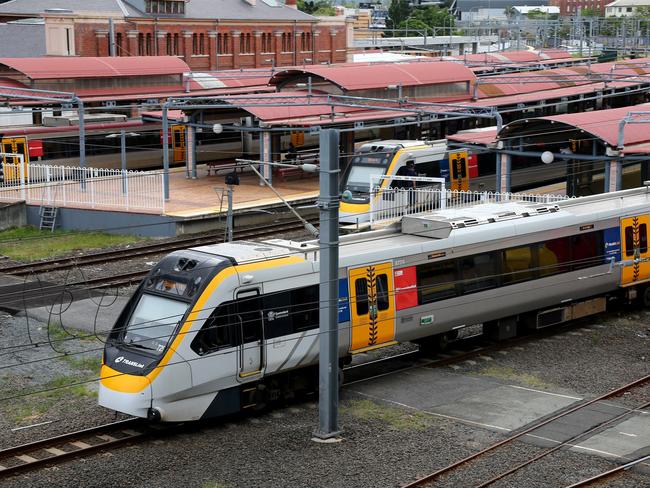 General views of Roma Street Train Station and the Cross River Rail construction site, Brisbane CBD, Monday 6th January 2020 Picture AAP/David Clark