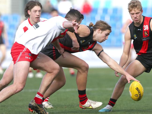 Oscar Van Dam in action for North Launceston. Picture: Nikki Davis-Jones