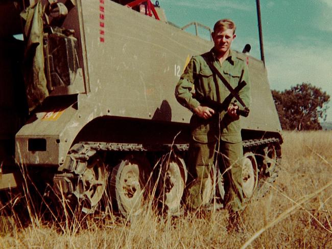 Steve Horn during his Army days.