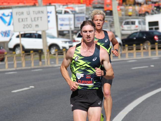 Launceston's Sam Clifford set a massive personal best in his Burnie 10 victory on Sunday. Picture: Supplied