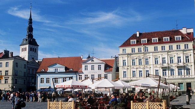 Town Hall Square in Tallinn, Estonia. Picture: David May