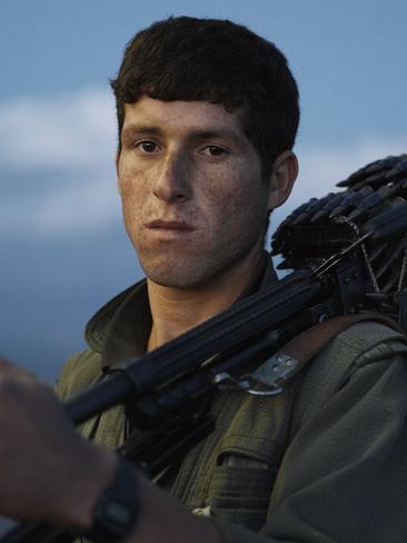 Portrait of Alisher, fighting for the PKK-Kurdistan Workers Party in Makhmour, Iraq. NYC photographer Joey L. travels to Iraqi Kurdistan and Syria to tell the story of guerilla groups fighting IS. Picture: Joey L.