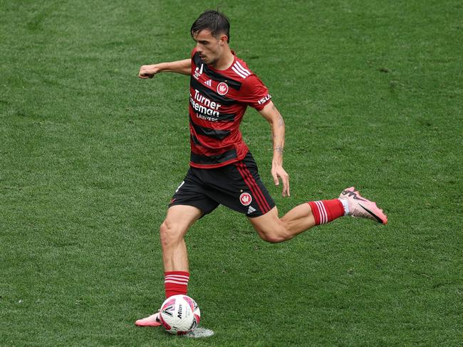 Nicolas Milanovic of the Western Sydney Wanderers in action. Picture: Robert Cianflone/Getty Images