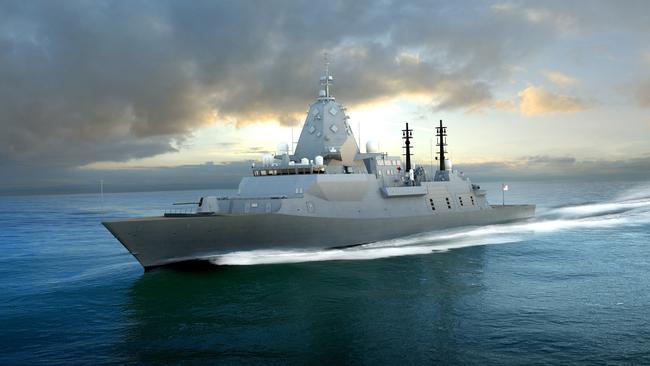 BAE's Type 26 Global Combat Ship for the Future Frigate program. BAE is considered the frontrunner but a decision is expected this week.