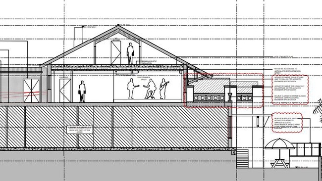 A plan of the first floor and attic as part of the proposed refurbishment of the Harbord Hotel at Freshwater. Picture: Supplied