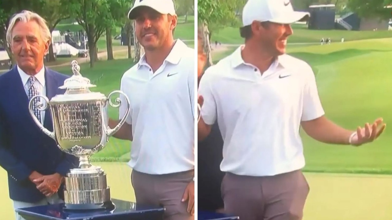 Brooks Koepka has odd exchange with PGA CEO Seth Waugh after winning ...