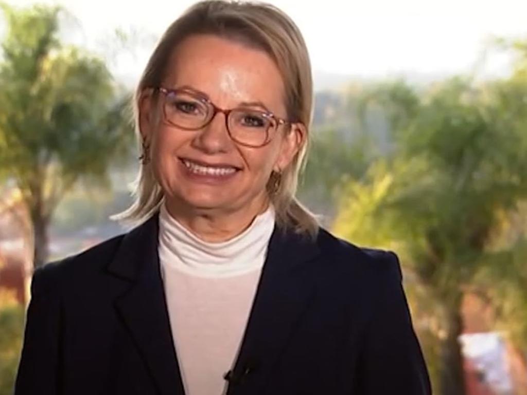 The new Liberal leader was asked: “Is your party sexist?” Picture: Nine