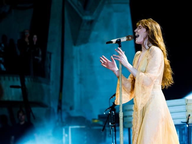 Florence and the Machine at Sidney Myer Music Bowl Jan 18 2019, pic Ian Laidlaw