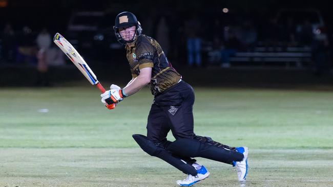 Gympie star Jared Sippel in action in the Bendigo Big Bash competition. Picture: Contributed.