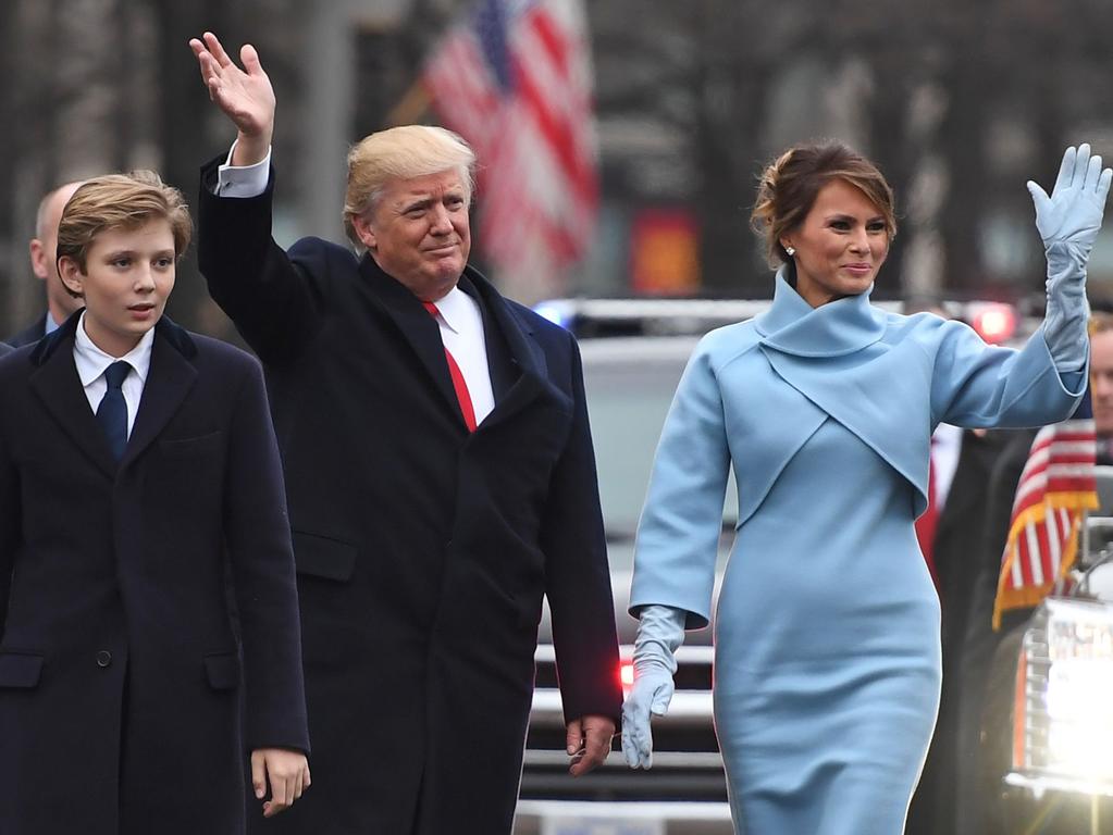 Barron was 10 when his father became president for the first time in 2017. Picture: AFP PHOTO / JIM WATSON