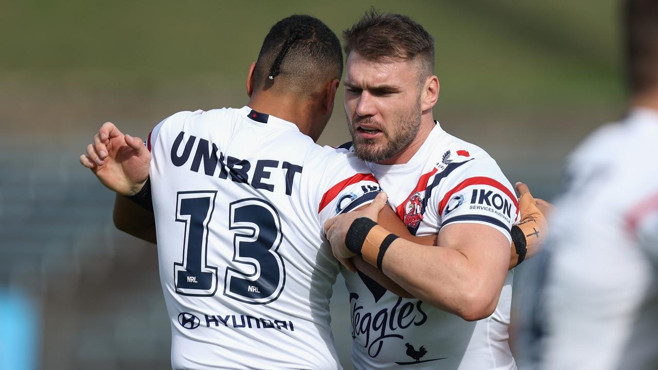 Angus Crichton made his return to rugby league for the Roosters in their NSW Cup clash with Newtown at Henson Park. Picture: Getty Images