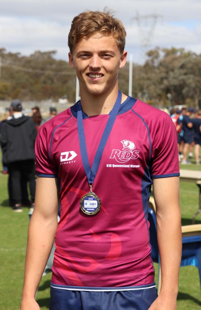 Queensland Reds junior representative Noah Fielding has joined Brisbane Boys' College (BBC) in the GPS First XV rugby competition. Picture: Supplied