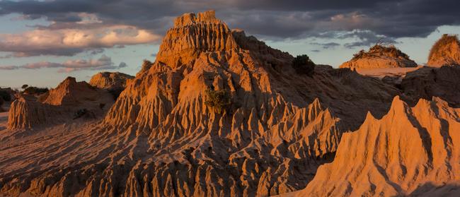 The Walls of China in Mungo National Park, part of the Willandra Lakes Region World Heritage property. Picture: Michael Amendolia