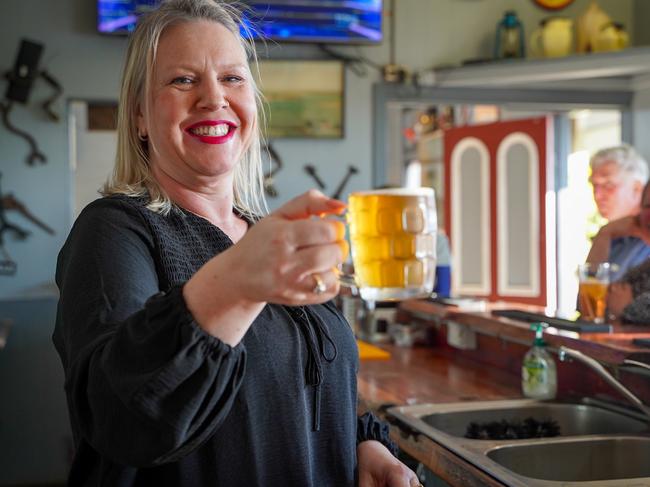 General Gordon Hotel owner Christie Moore is determined to restore the Mackay region pub to its former glory. Picture: Heidi Petith