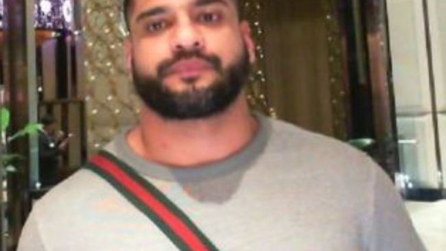 Mostafa Baluch was on his way to flee Australia after being on the run for 16 days. Picture: NSW Police