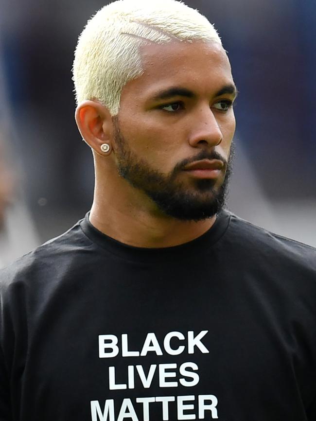 Aston Villa midfielder Douglas Luiz. Picture: AFP