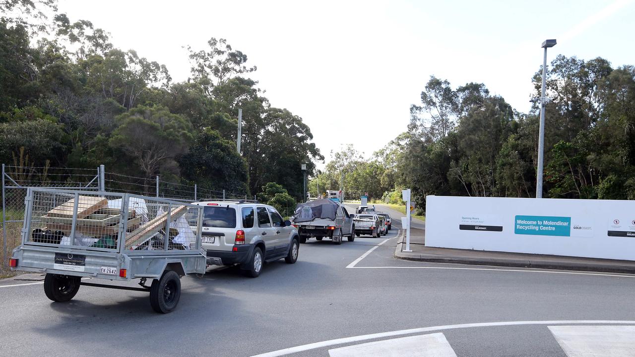 Entrance to Molendinar Waste and Recycling Centre. Picture by Richard Gosling.