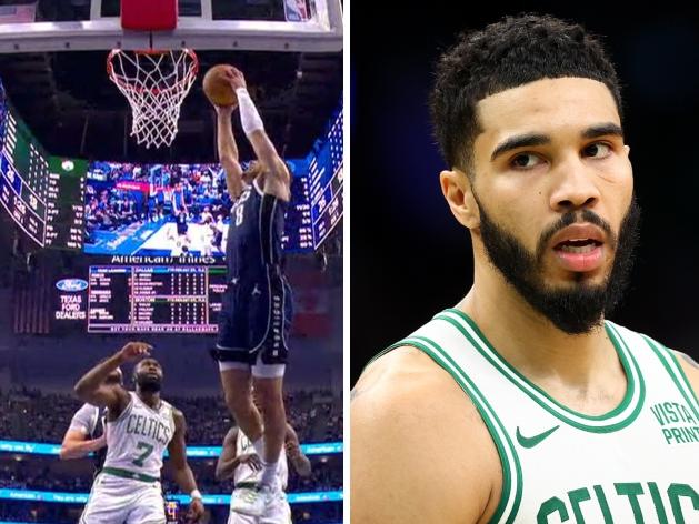 The Mavericks smashed the Celtics in Game 4.
