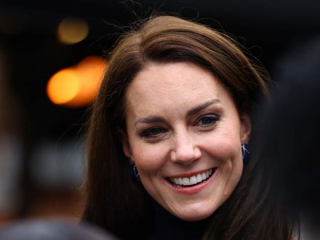 (FILES) Britain's Catherine, Princess of Wales meets with residents and members of staff during a visit of the Oxford House Nursing Home in Slough, on February 21, 2023. Britain's Catherine, Princess of Wales, was spotted in public on February 4, 2024 for the first time since she underwent abdominal surgery in mid-January, according to photos published by US outlet TMZ. (Photo by HANNAH MCKAY / POOL / AFP)