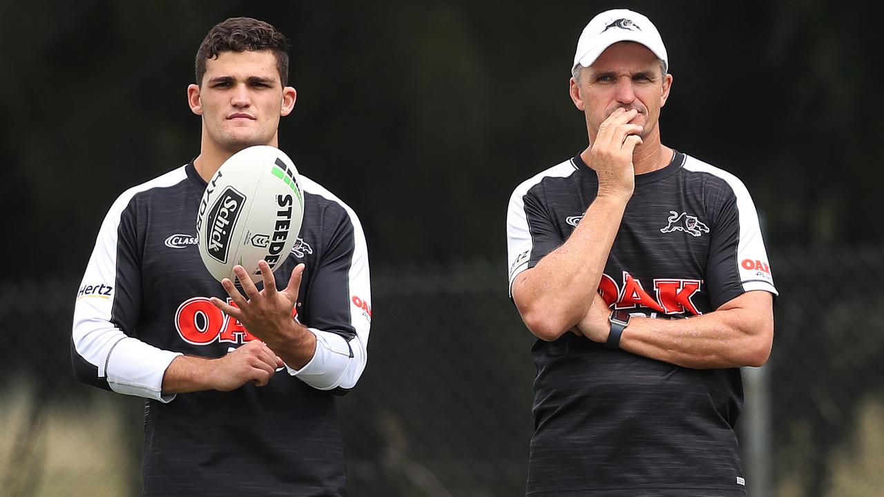 Ivan Cleary left the Tigers to coach son Nathan at the Panthers. 
