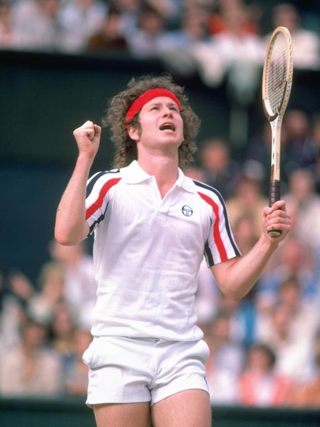 John McEnroe at Wimbledon in 1980. (Pic: Steve Powell)