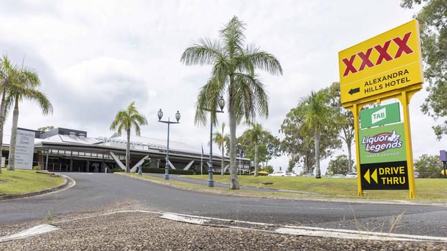 Police are appealing for assistance after a hit and run outside the Alexandra Hills Hotel on Saturday night. Picture: Richard Walker