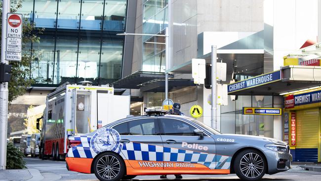 Superintendent Doherty’s final full year on the job included some of NSW’s biggest homicide cases, including the Bondi Junction Westfield stabbing. Picture: NCA NewsWire / Monique Harmer