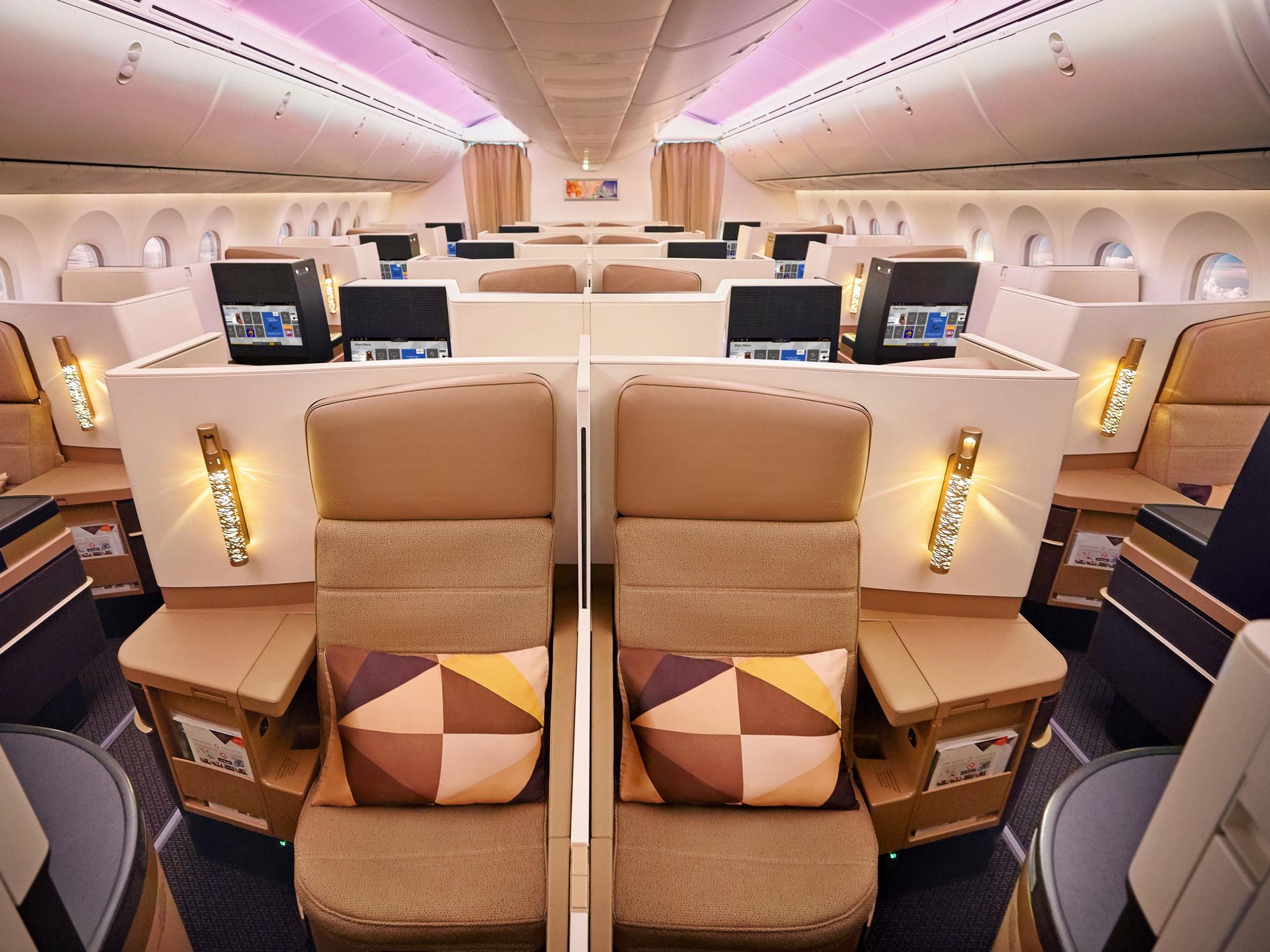 etihad business class seats